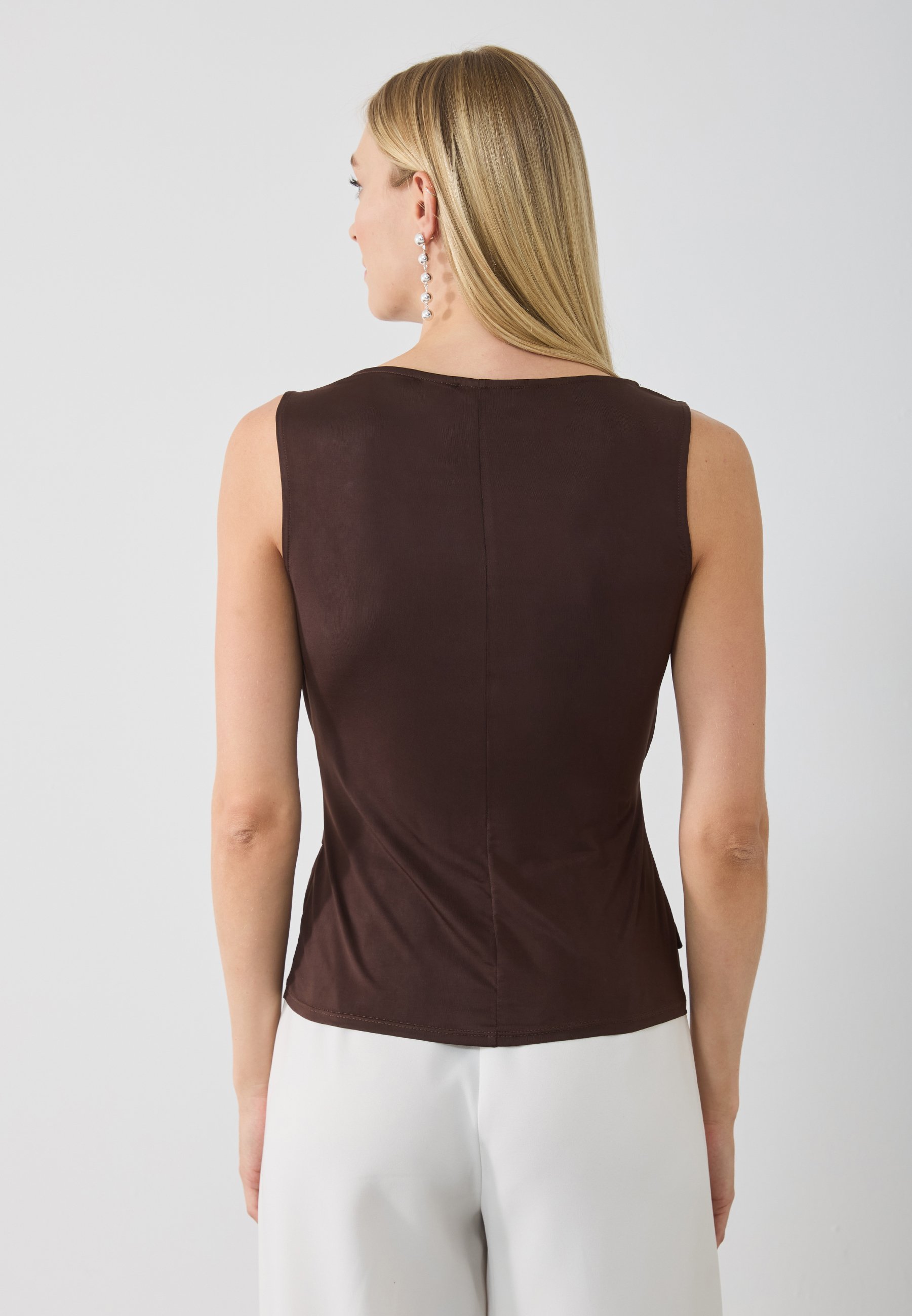Anna Field Top - chocolade