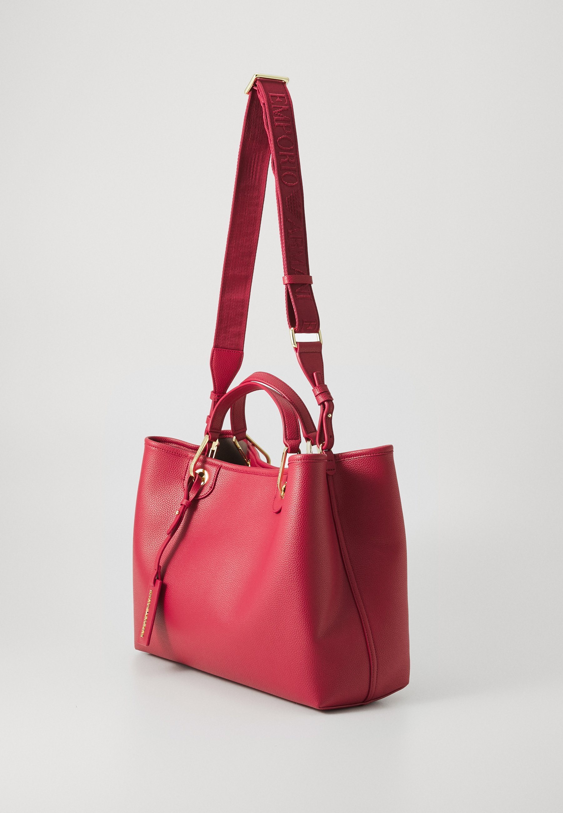 Emporio Armani SOMAS KOMPLEKTS - Tote soma - carminio/taupe