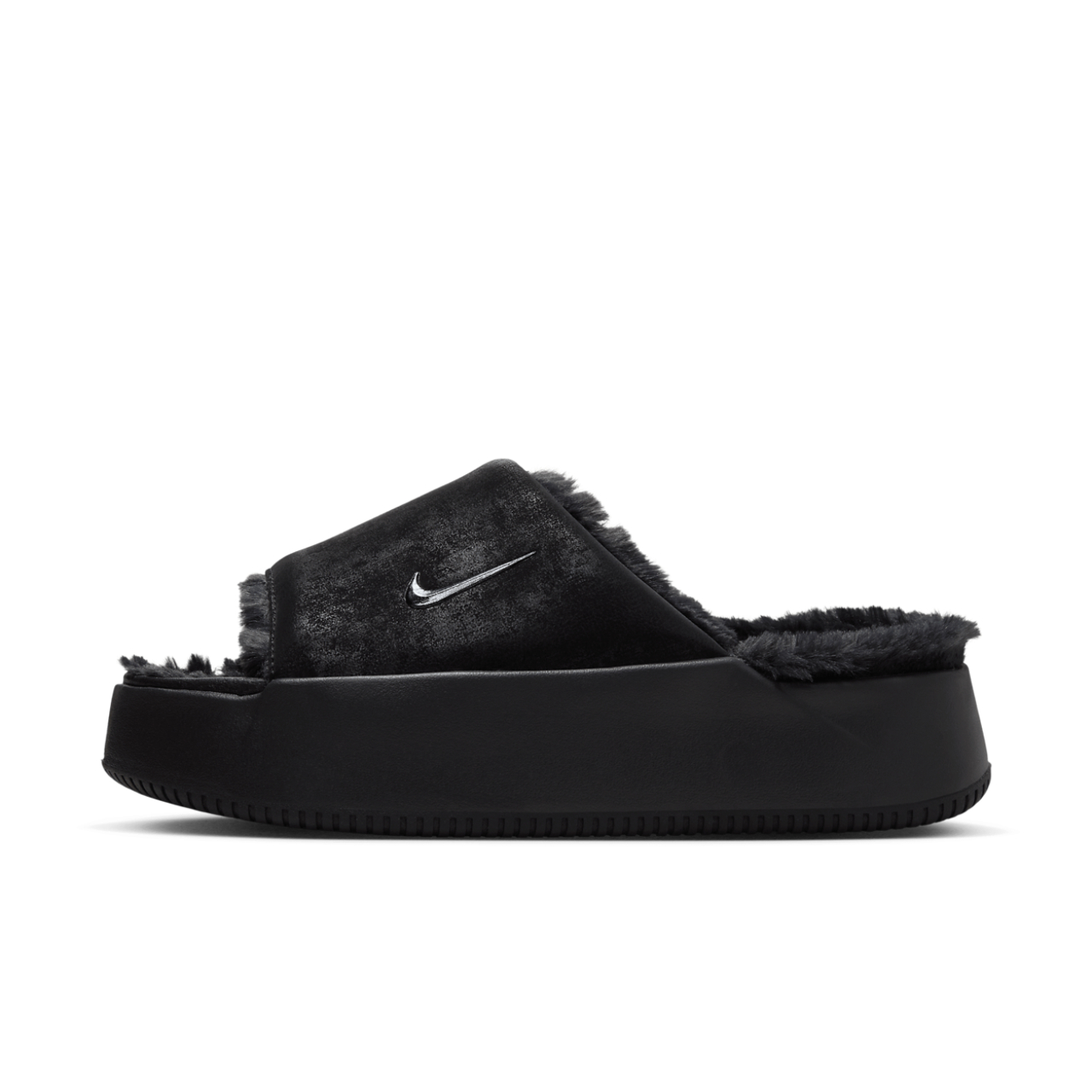 Nike Calm Elevation szőrme papucs