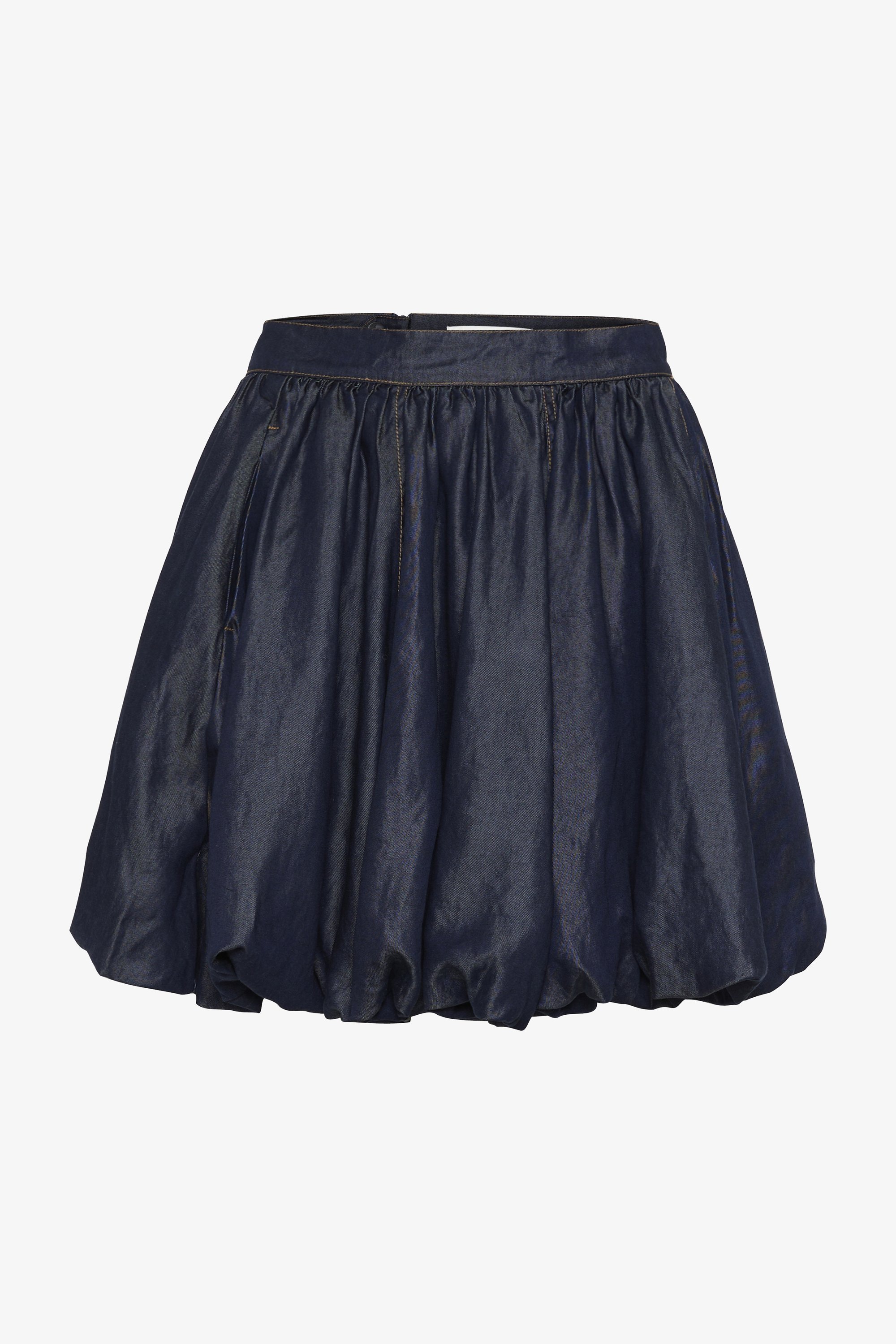 Gestuz NIA BALLOON SKIRT - Puffballrok - donkerblauw ongewassen