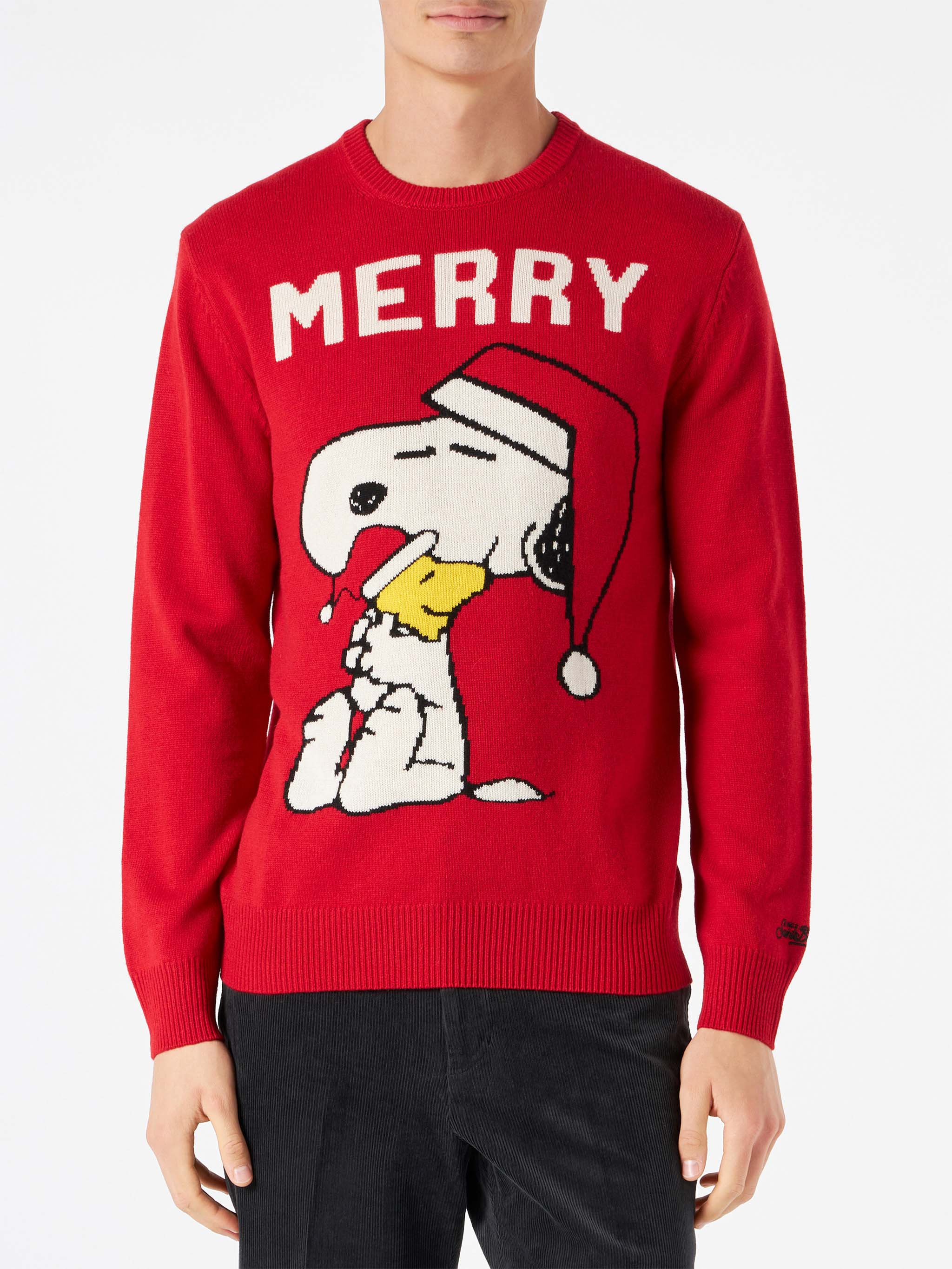 Herentrui met rode Snoopy-print | SNOOPY - SPECIALE EDITIE