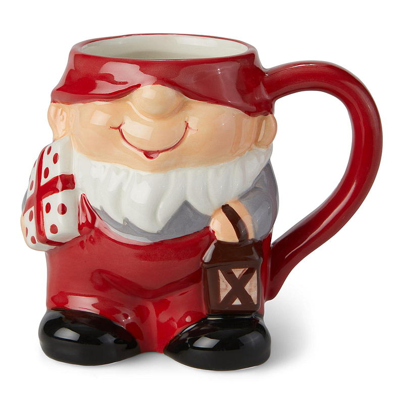 Keukenmok met kerstfiguur