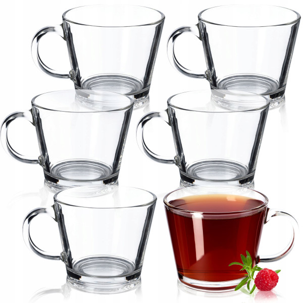 Szklanki Do Napojów Herbaty Soku 6szt 380ml