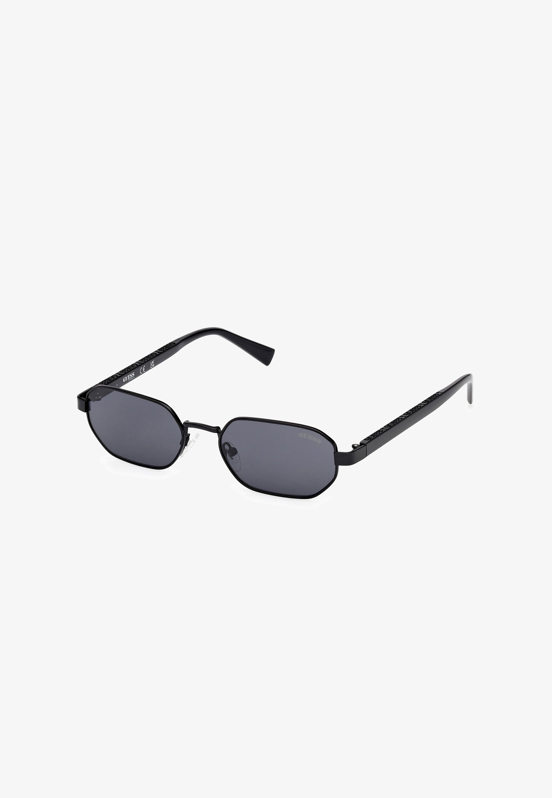 Guess UNISEX - Zonnebril - glanzend zwart