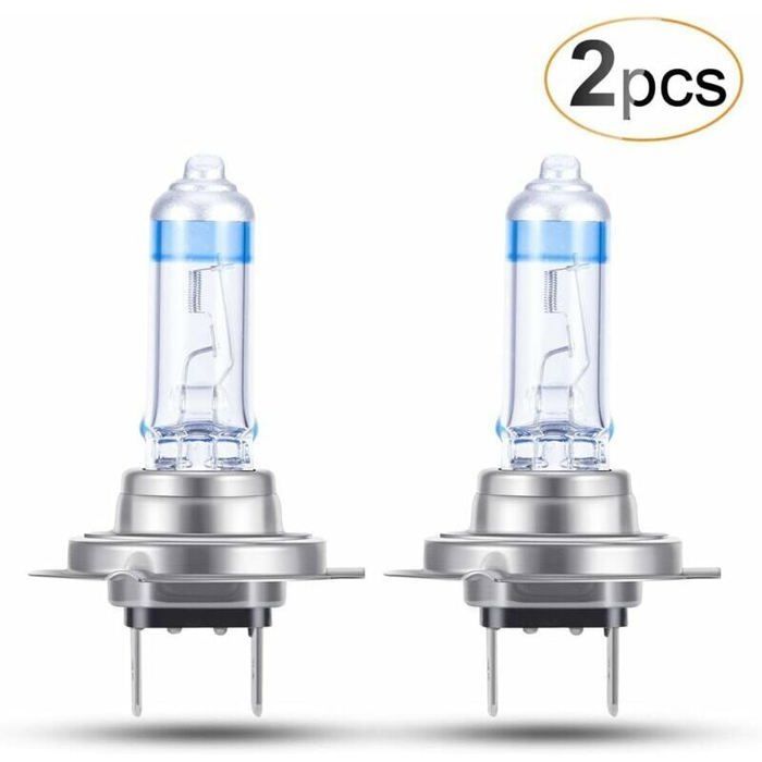 2 bombillas H7 de xenón de 12 V y 55 W, superbrillantes, para faros de coche, bombillas para motocicleta, nueva versión, luz de cruce, lámpara halógena.