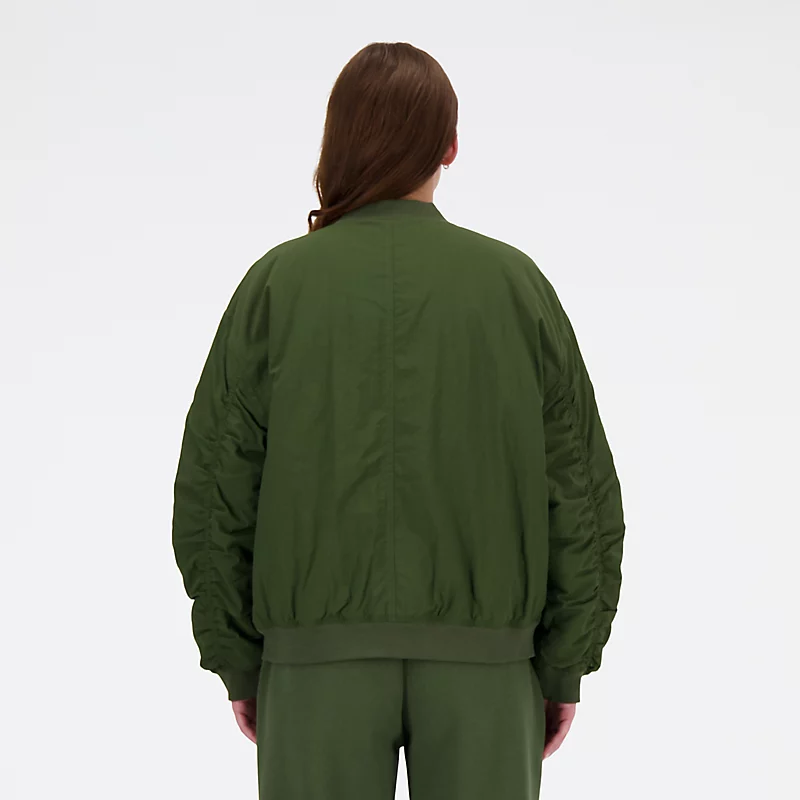 Damen-Bomberjacke Linear Heritage aus gewebtem Stoff - KOMBU
