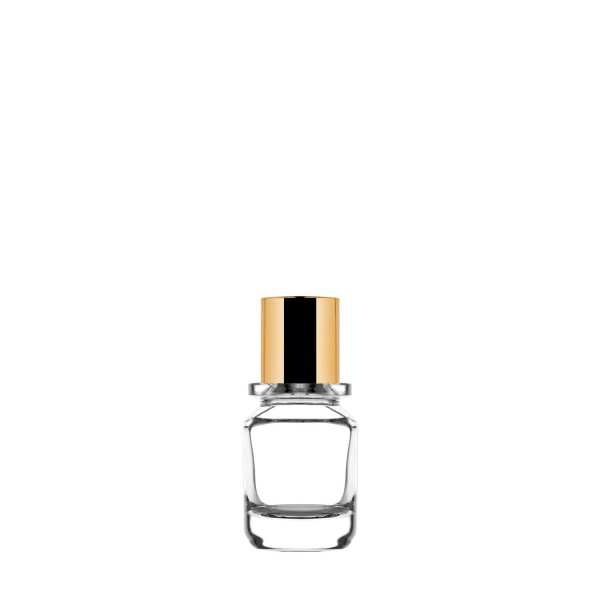 Frasco de vidro transparente FEA 15 para infusão de 30 ml