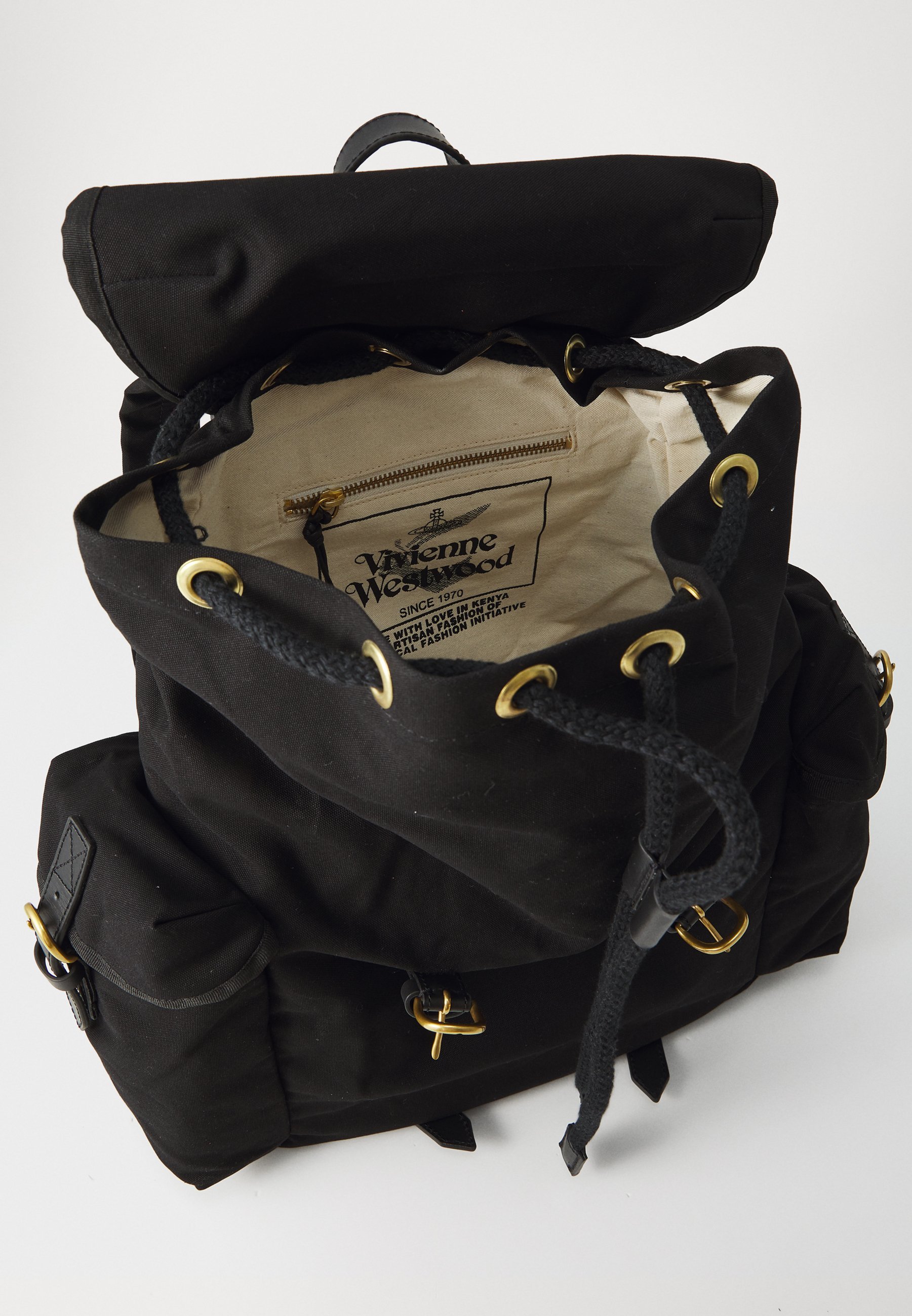 HIGHLAND BACKPACK UNISEX - Ryggsekk - blackVivienne Westwood