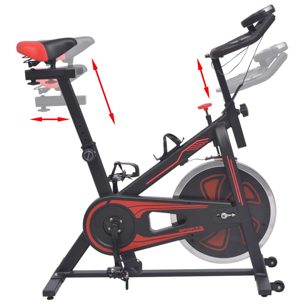 Heimtrainer mit Pulssensoren