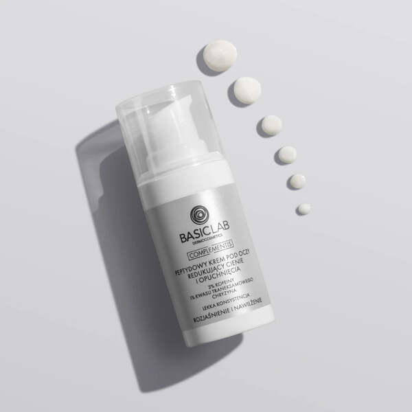 BasicLab Light Peptide øyekrem for å redusere mørke ringer 15 ml