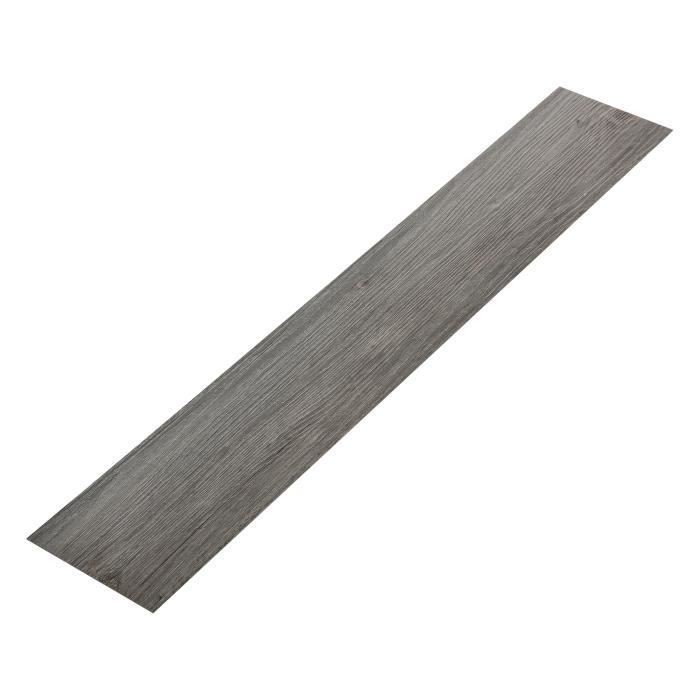 7-Piece Vinyl PVC Flooring 0.975 m² Grey Alaska Oak