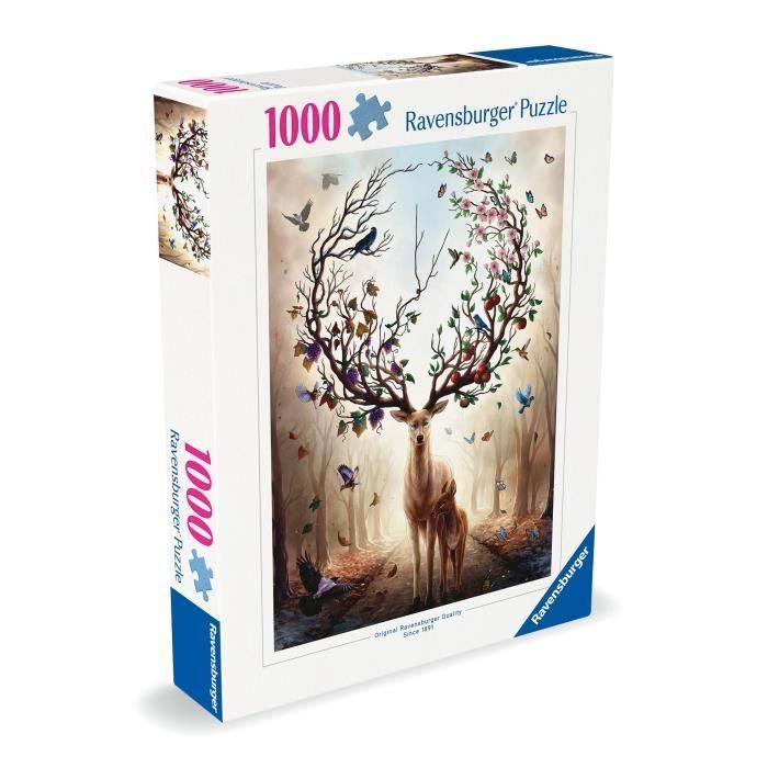 Puzzle 1000 pièces Cerf Fantaisie, Adultes et enfants dés 14 ans, Puzzle de qualité supérieure, 12000459, Ravensburger
