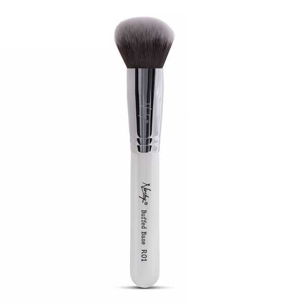 Pennello per fondotinta Nanshy Buffed Base Round Kabuki (bianco)