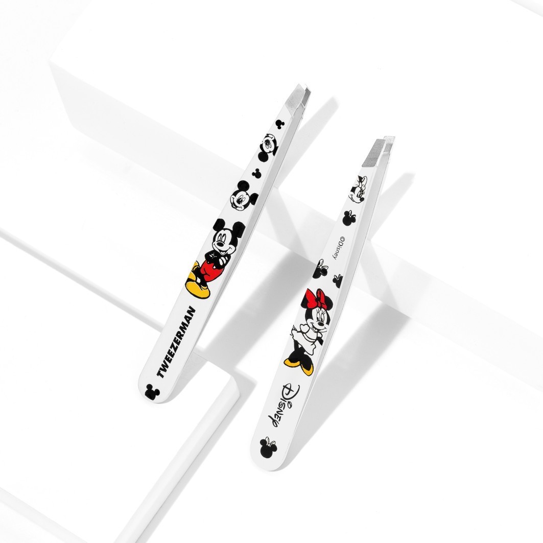 Tweezerman Disney Mickey & Minnie šikmá pinzeta „Just Imagine“ – 1 kus