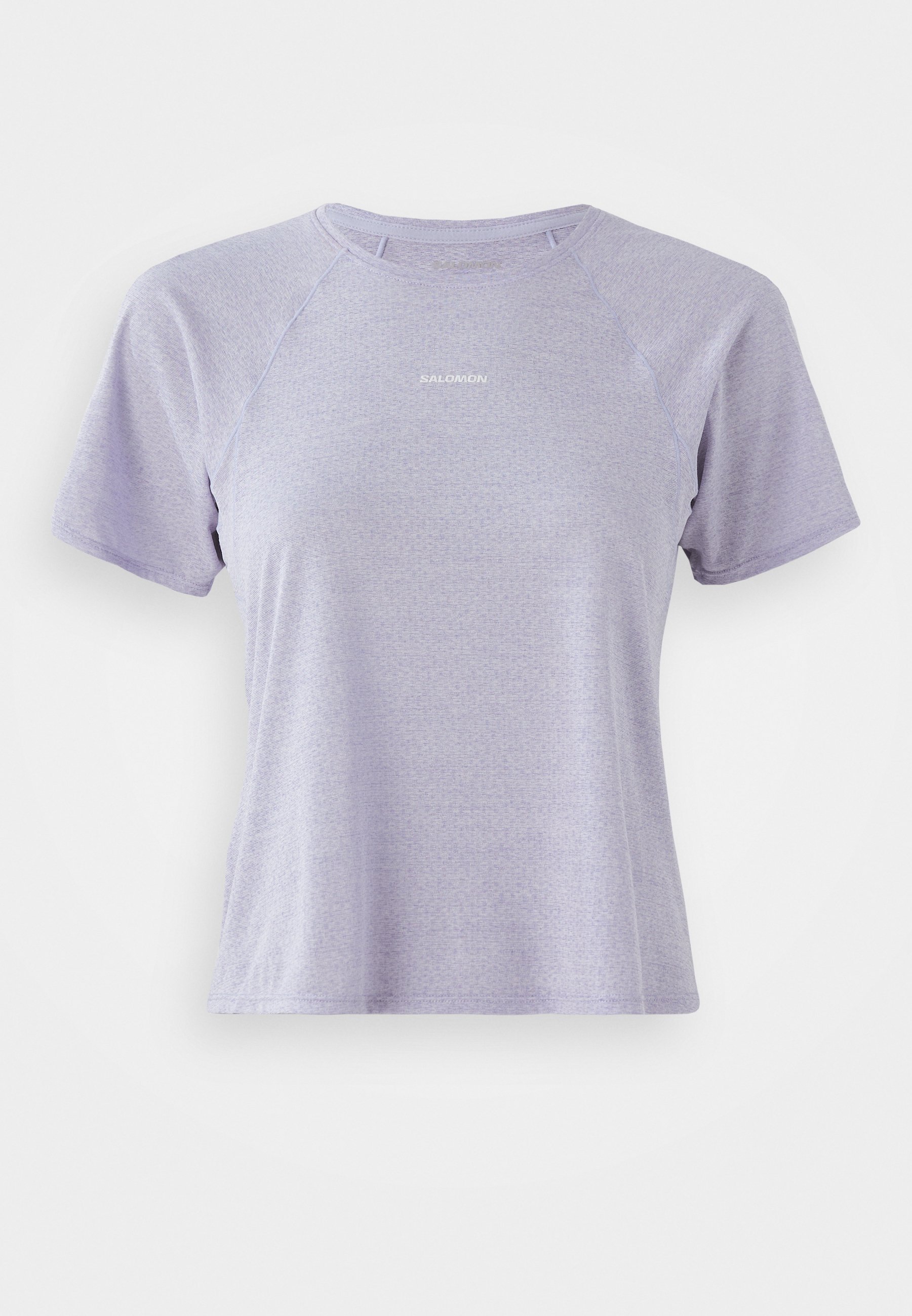 Camiseta esportiva Salomon SHKOUT AIR CROP - céu cósmico