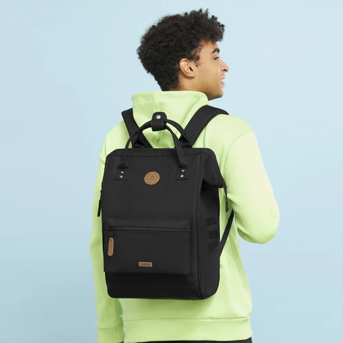 Cabaia Adventurer Großer Berlin Rucksack, Schwarz