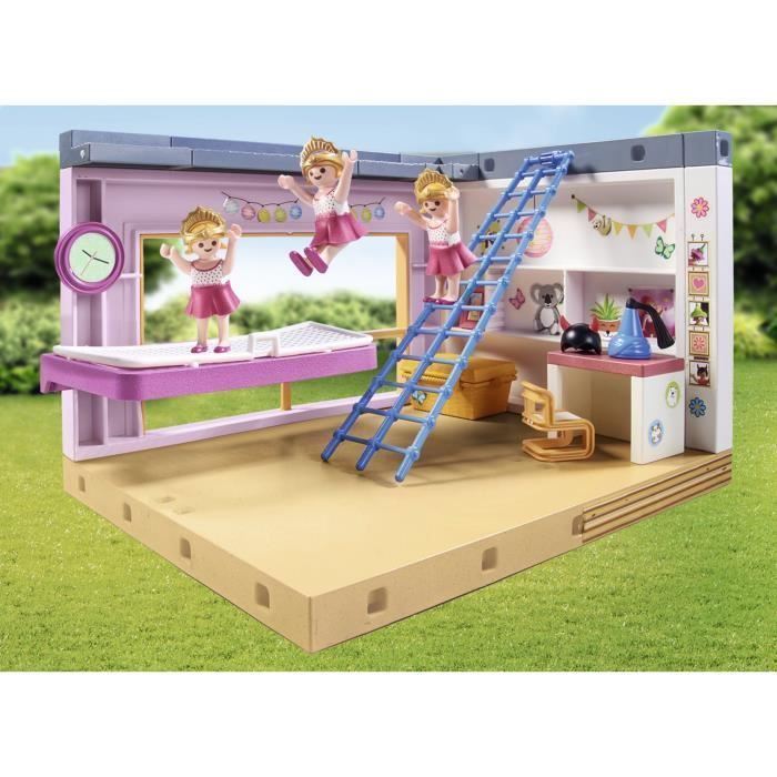 PLAYMOBIL 71610 Chambre d'enfant avec lit cabane, My Life Maison d'architecte, 97 pièces, Dès 4 ans
