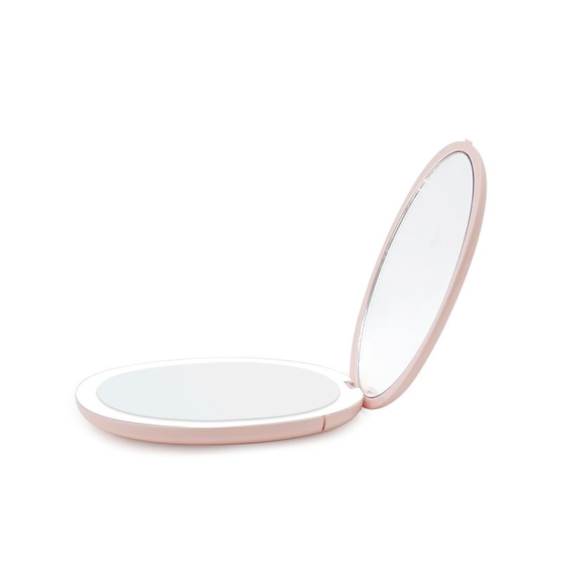 UNIQ UNIQ Miroir de voyage compact à deux côtés avec lampes LED