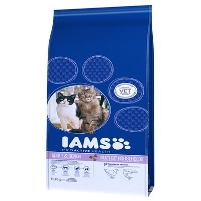 IAMS Proactive Health Multi-Cat droogvoer met zalm en kip
