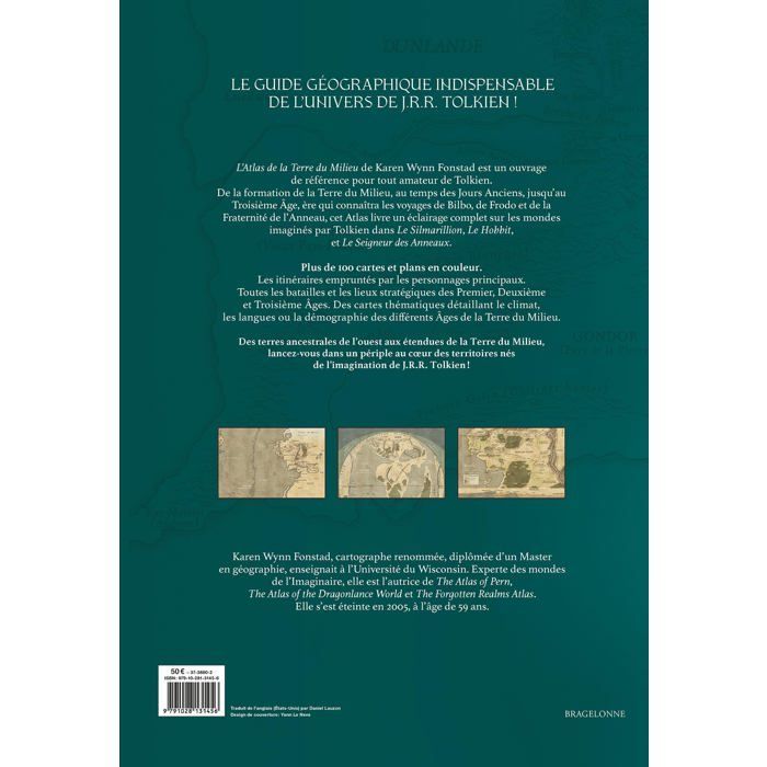 Atlas de la Tierra Media - Karen Wynn Fonstad - J.R.R. Tolkien - Más de 100 mapas - Itinerarios de personajes