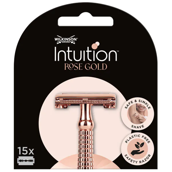 Wilkinson Intuition Rose Gold Wkłady do maszynki 15 szt.