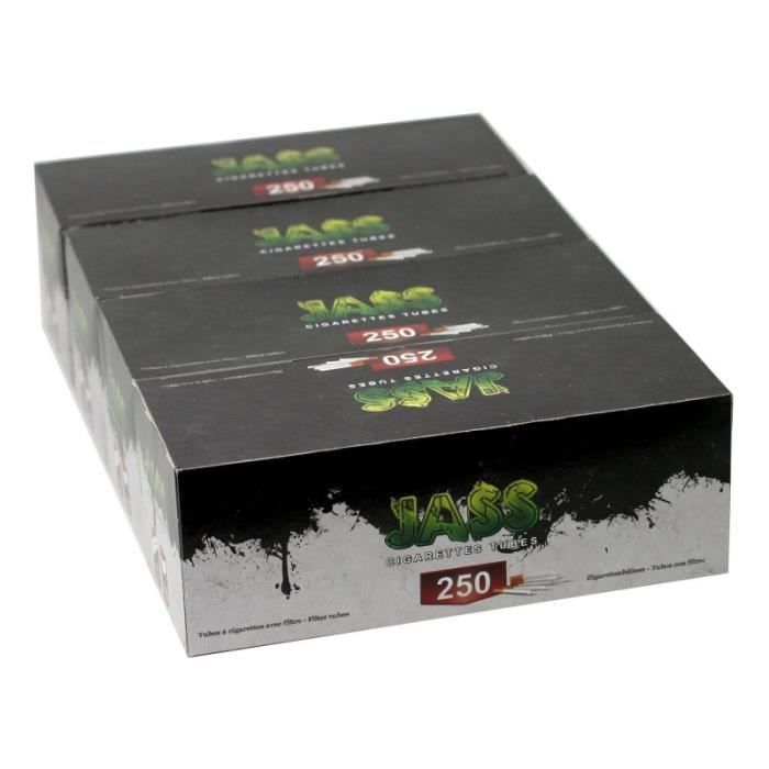 Pack of 4 boxes of 250 Jass cigarette tubes
