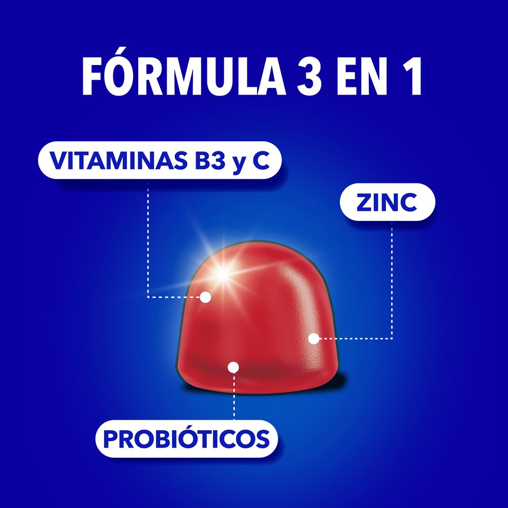 „Defense 60“ guminukų maisto papildas Vitaminai ir mineralai