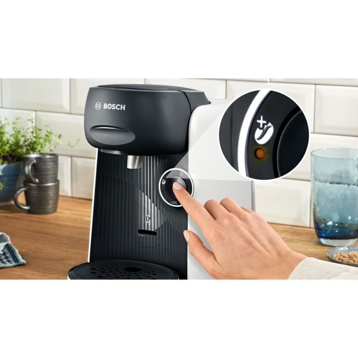 Cafetera multifunción - BOSCH - TASSIMO - T16 Finesse blanca - 1400 W