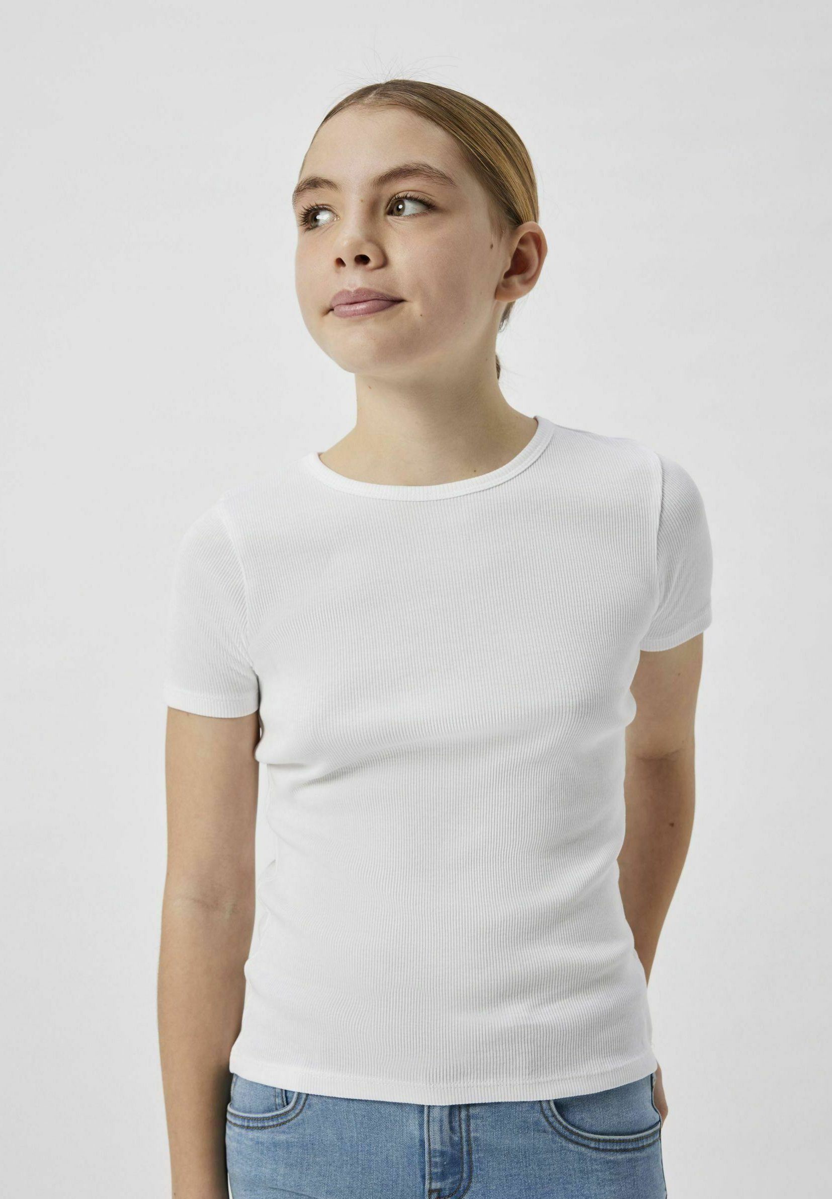 TWO SOON 2ER-PACK - Basic T-shirt - helderwit