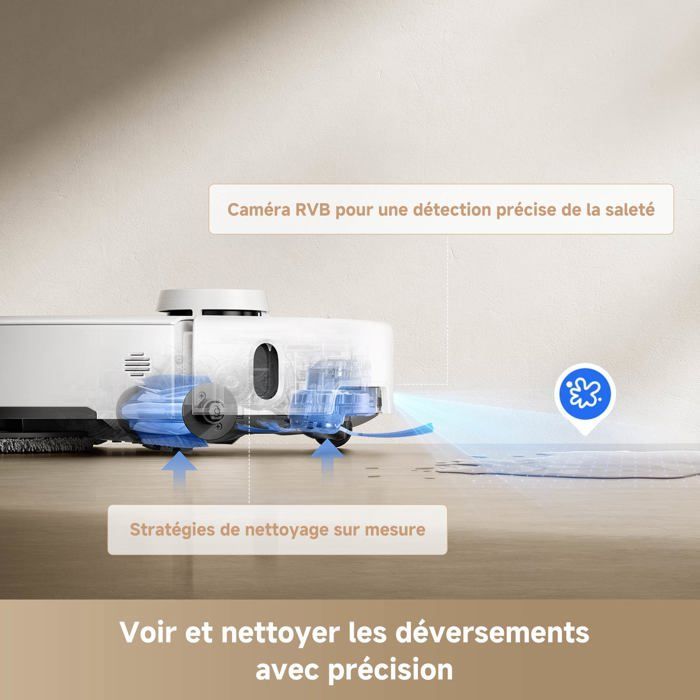 Robot aspirador MOVA P50 Pro - Succión de 19000 Pa - Navegación inteligente - Diseño elegante