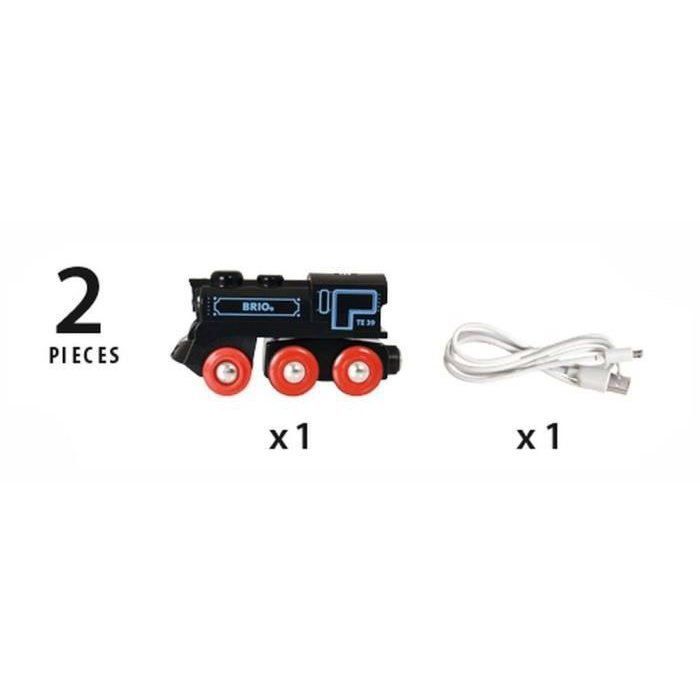 Locomotive rechargeable BRIO World - Ravensburger - Jaune - Mixte dès 3 ans