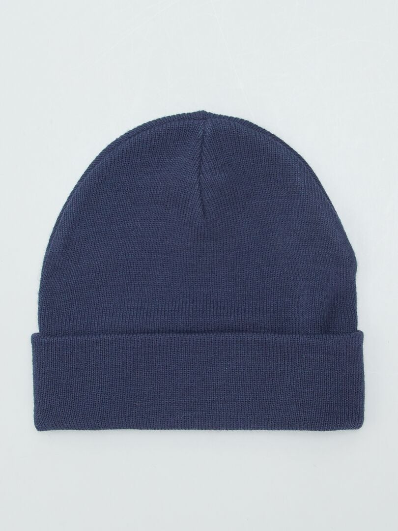Gebreide sjaal - - BLAUW