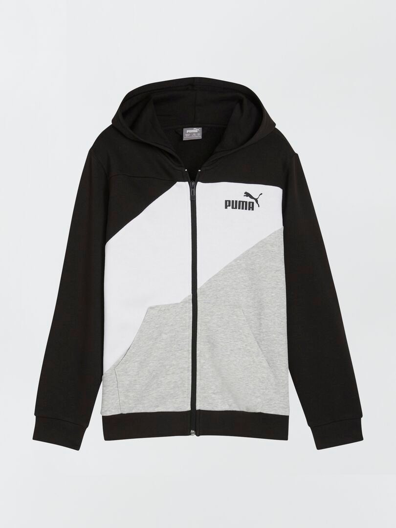 Hanorac Puma Colorblock - NEGRU