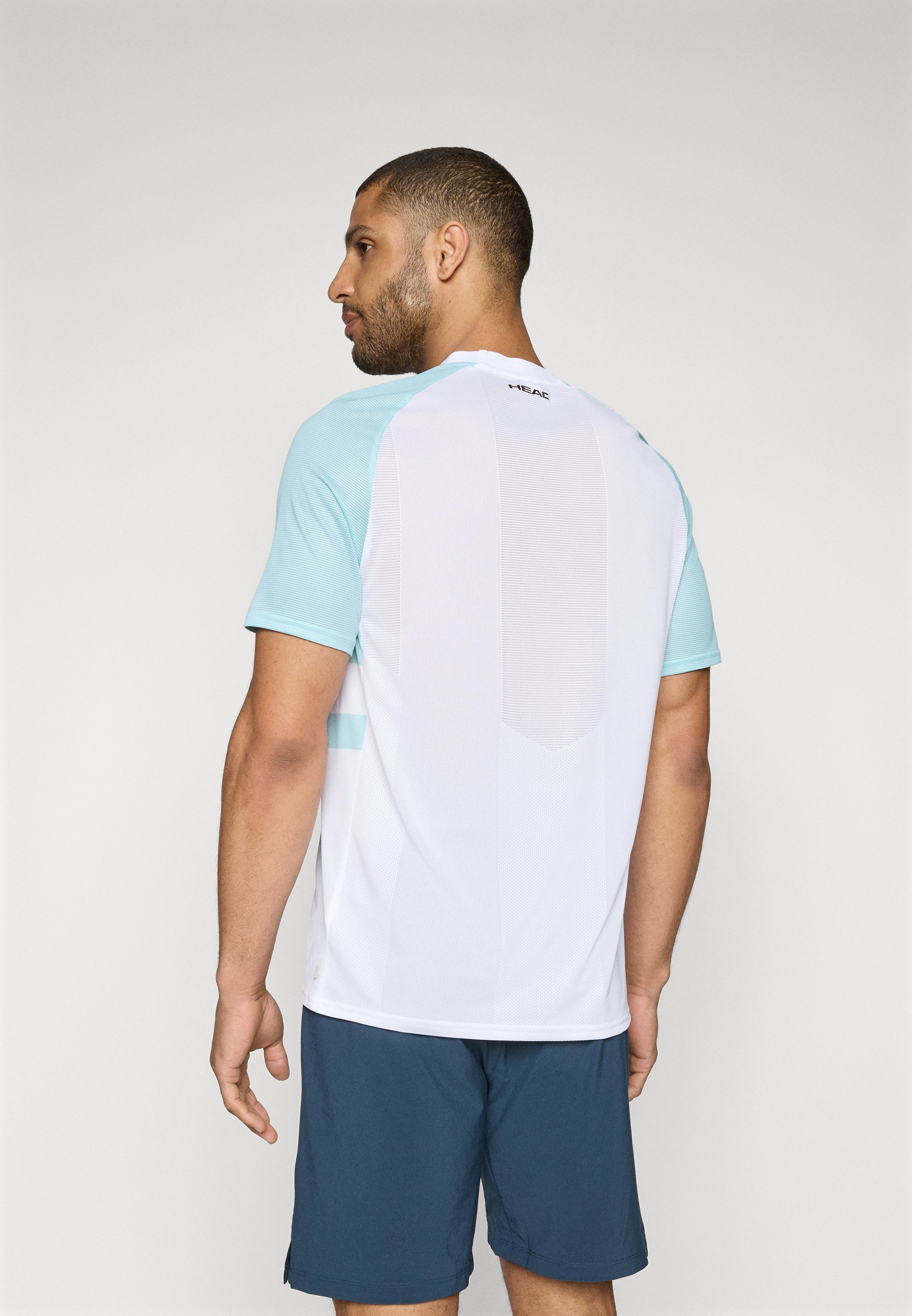 Head PERFORMANCE HOMME - T-shirt de sport - blanc/bleu clair