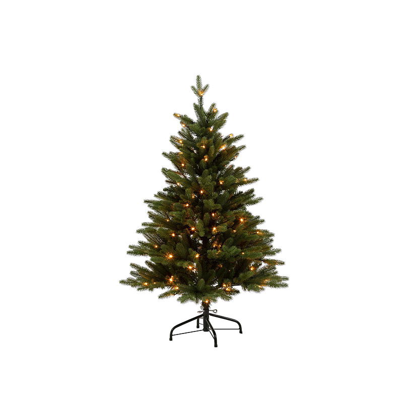 Albero di Natale Energy Gold da 120 cm con 120 luci LED.