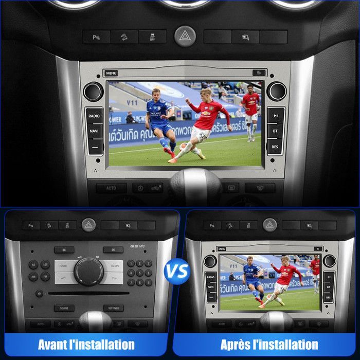 AWESAFE 7 ''Android 13 Autoradio 1 GB + 32 GB voor Opel Corsa Vivaro Antara Vectra Sigum Combo Zafira Astra Meriva Carplay Android Auto