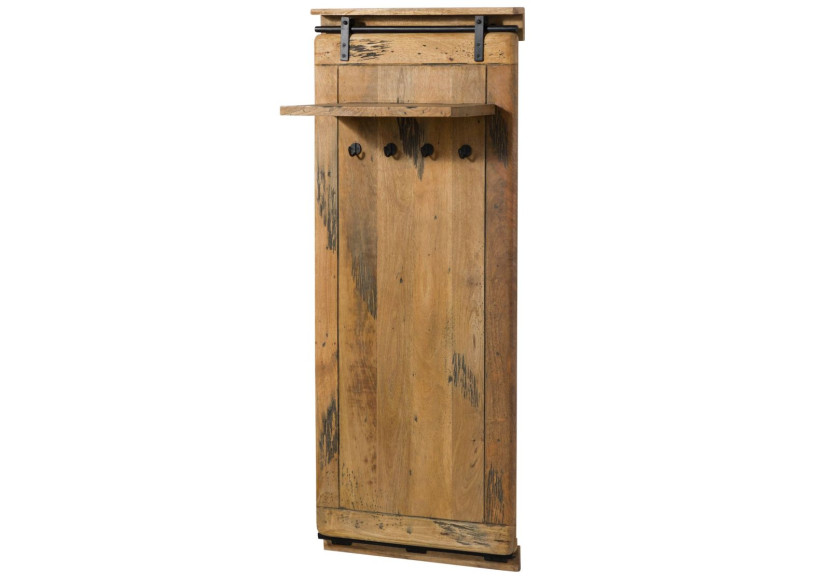 RAILWAY Wieszak #1009 Mango woskowane   metal 145x59x32 cm