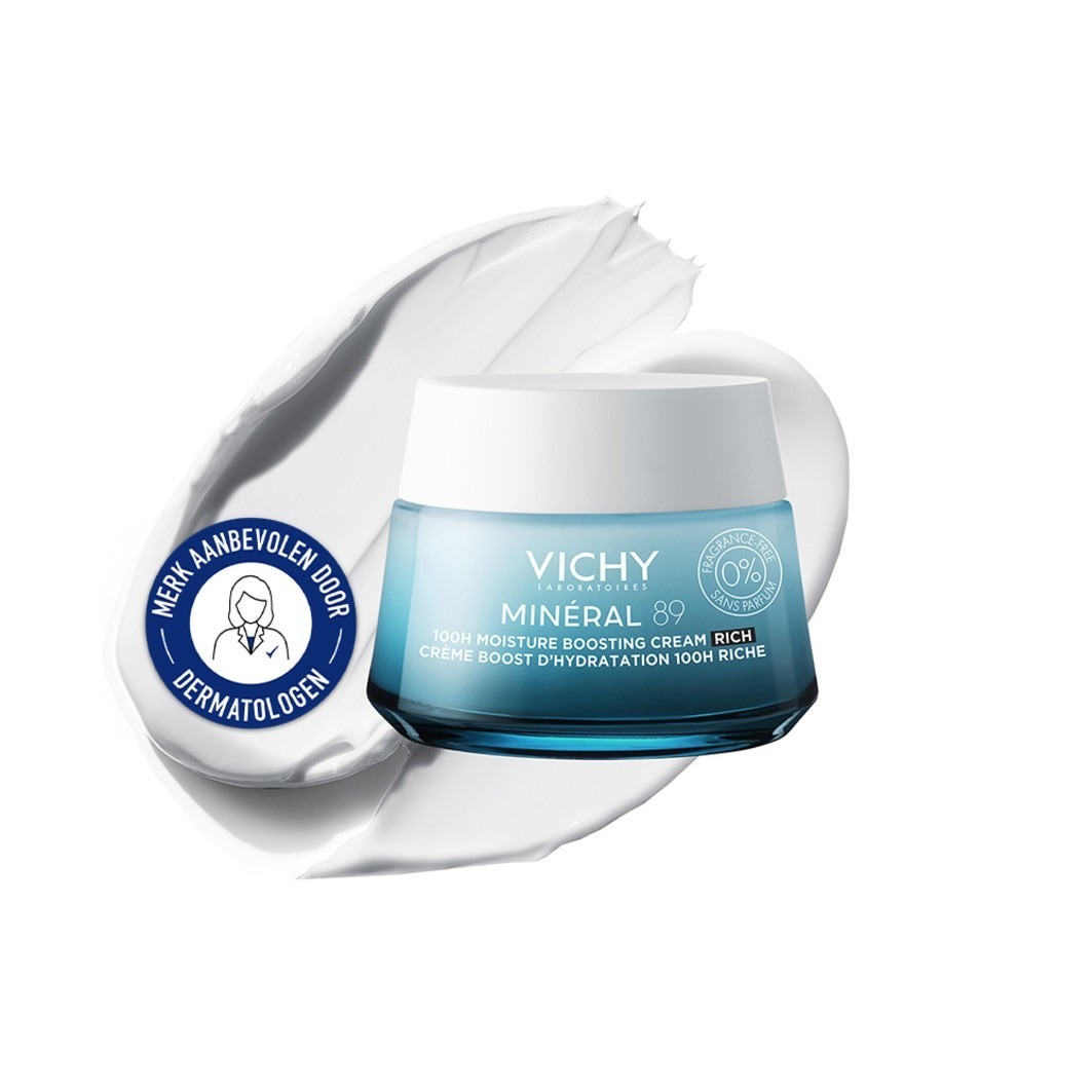 Vichy Mineral 89 100H Krem nawilżający Bogaty krem do twarzy - 50 ml