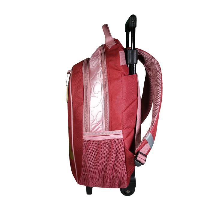 Bagtrotter Sac à dos à roulettes Cybel Rose