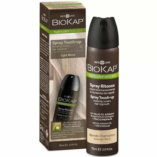 BioKap sprej na odrosty světle blond 75 ml
