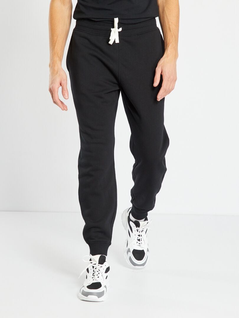 Calça de moletom estilo jogger - Preta