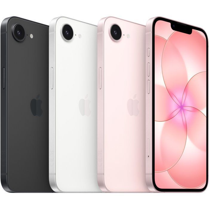 Apple iPhone 17e de 512 GB, color rosa suave.