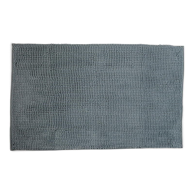 Badrumsmatta 50x80 cm blå Chenille