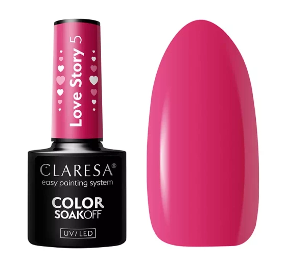 Claresa hybrydowy lakier do paznokci Love Story 5 5 g