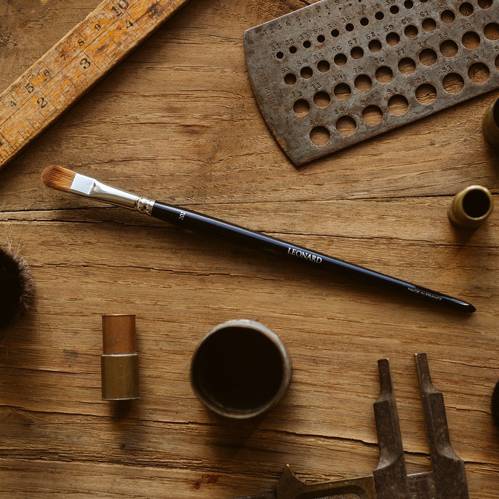 Leonard brushes Pinceau plat paupières