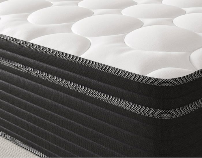 Materasso Siaparlo 160x200 cm, spessore 24 cm, in memory foam, comfort e alta resilienza