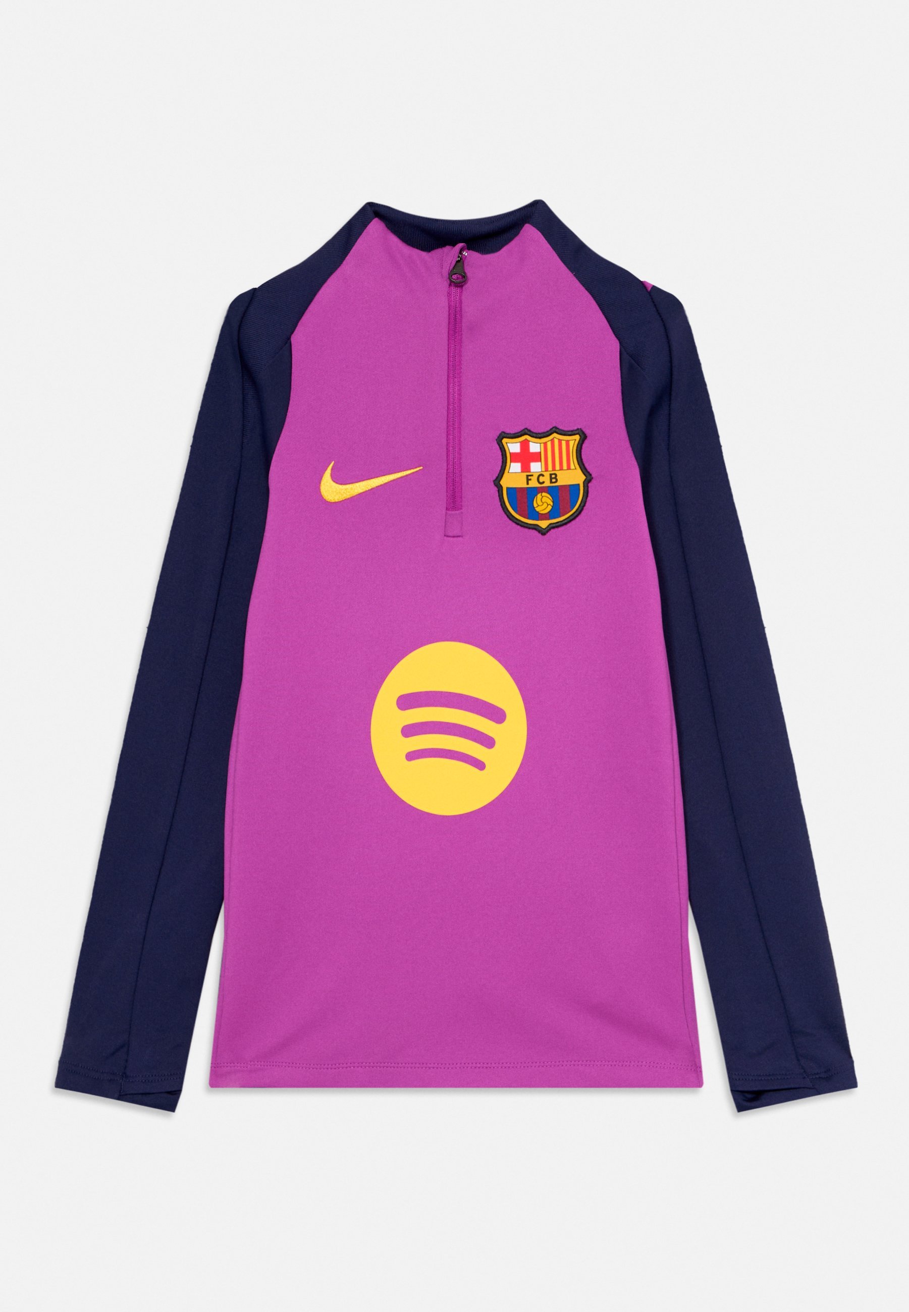 Nike Performance BARCELONA DRILL UNISEX - Top s dlouhým rukávem - black/grey blue/grey blue