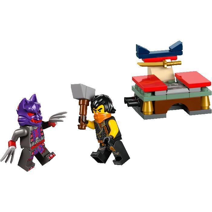 LEGO ninjago 30650 Kai et Rapton : la bataille du temple & Le centre d’entraînement pour le tournoi Cadeaux 6+