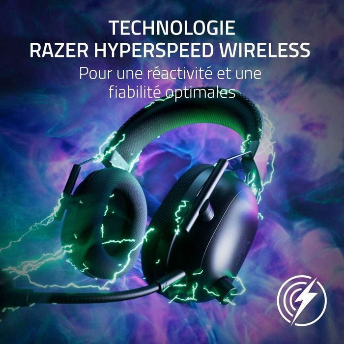 Razer BlackShark V2 Pro PC Headset - Wireless - Black
