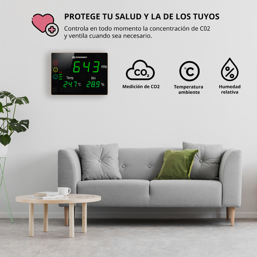 Smile XXL CO2 Concentration Meter to Ensure Correct Air Quality